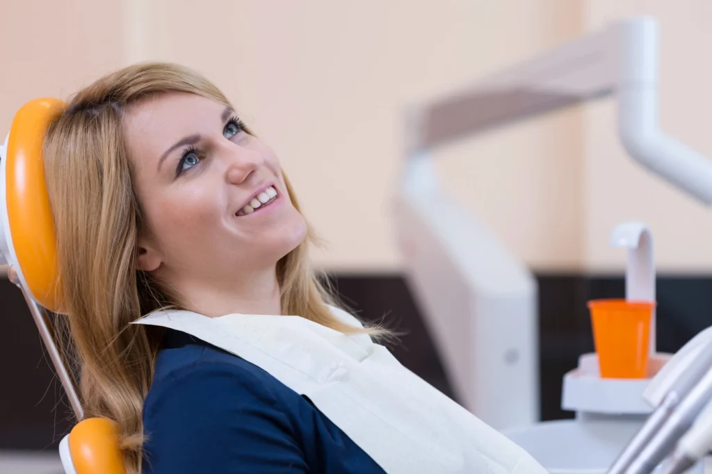 Smiling-patient-after-treatment-implant-crowns-in-Mount-Holly.