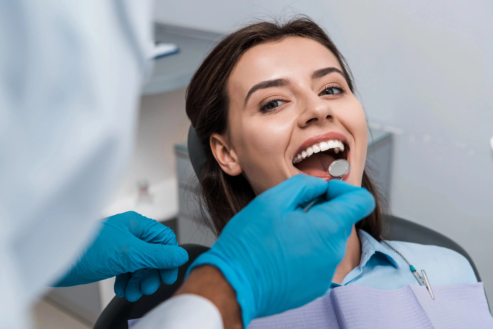 Dental exam before Mount Holly teeth whitening