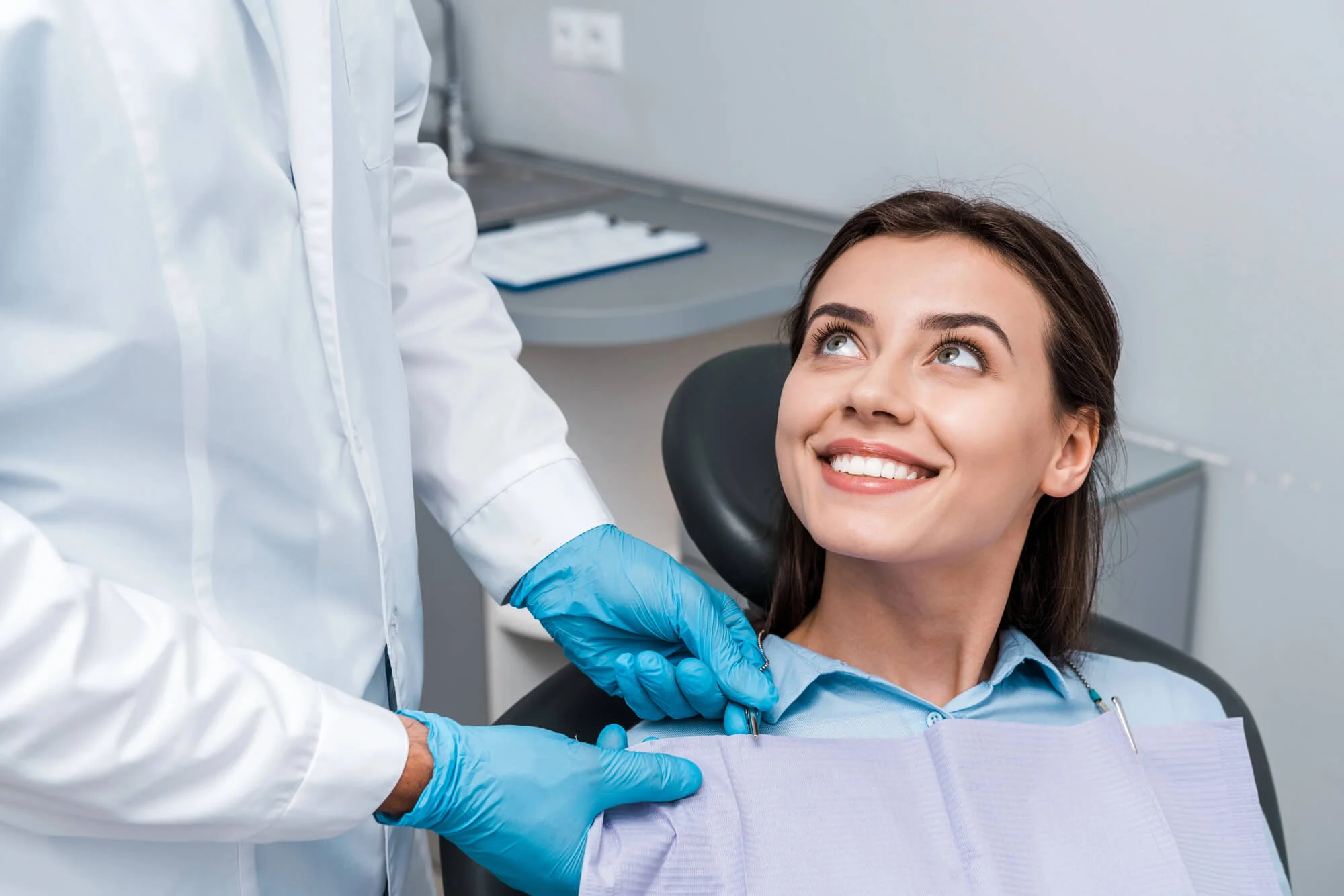 Patient visit for dental bonding in Mount Holly